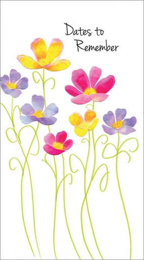 Flowers Pocket Planner