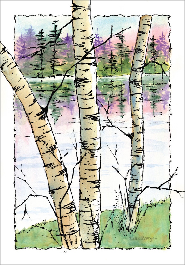 Trees Note Cards - GBL05