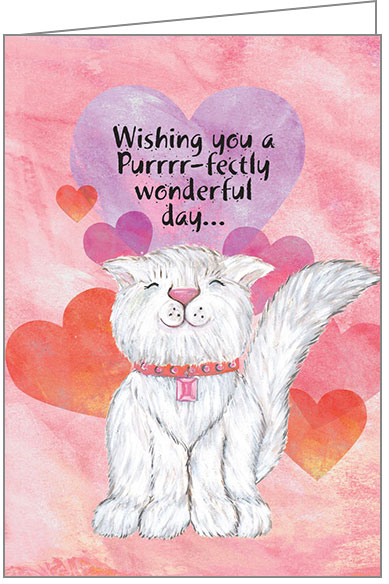 Cat Valentine's Day Card - V9891