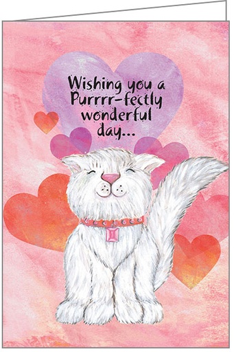 Cat Valentine's Day Card