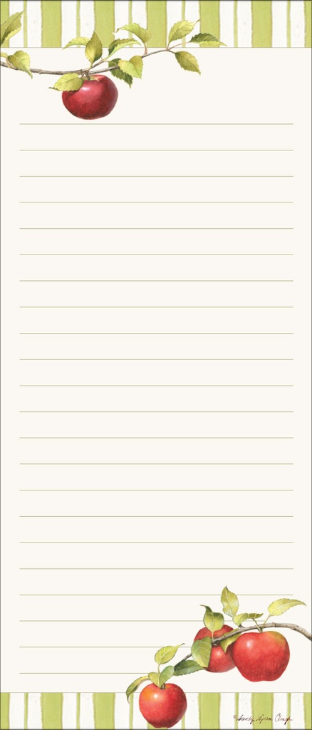 LP12 - Apples List Pad