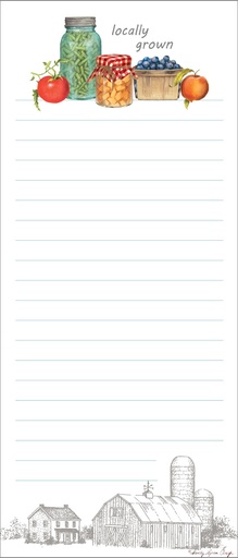 Garden Produce List Pad