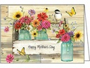 Flowers and Butterflies Mother's Day Card