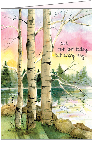 Nature Scene Father's Day Card