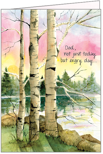 Nature Scene Father's Day Card