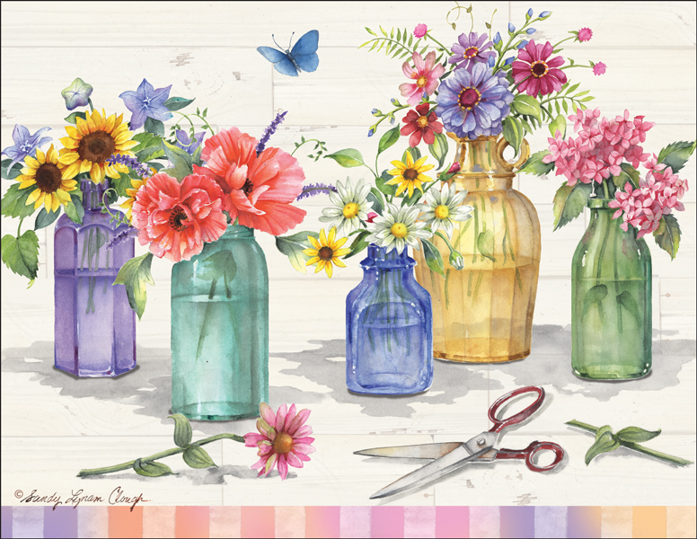 4.25 x 5.5 Colorful Vases Notes