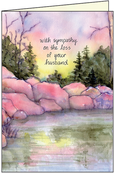 Sympathy for Loss of Husband