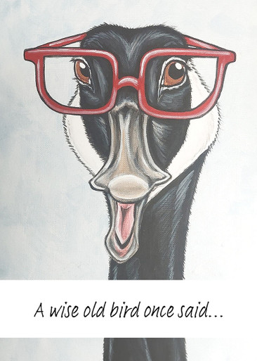 F744661 - Father's Day Card - Wise Old Bird