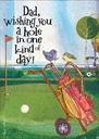Golfing Father's Day Card
