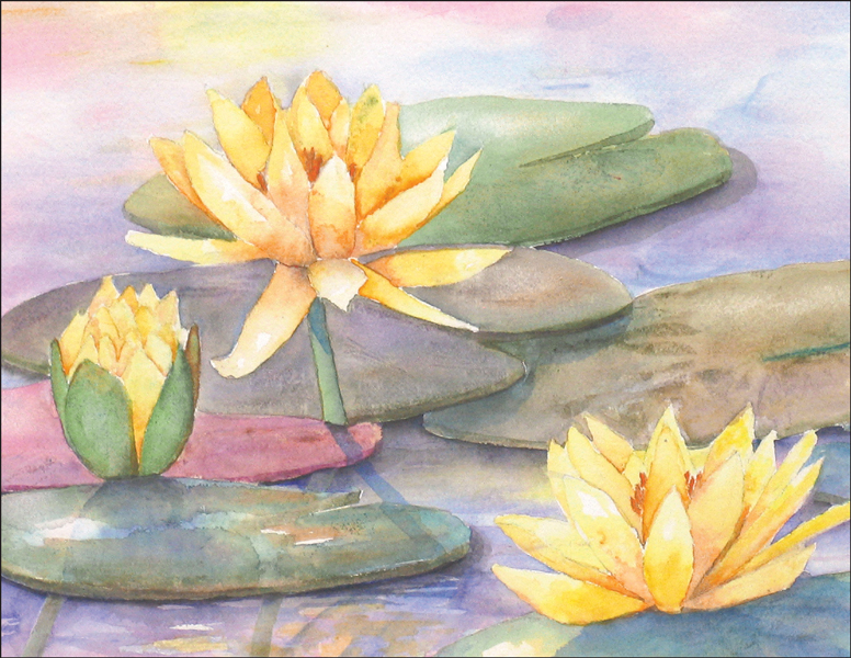 4.25 x 5.5 Water Lilies Notes