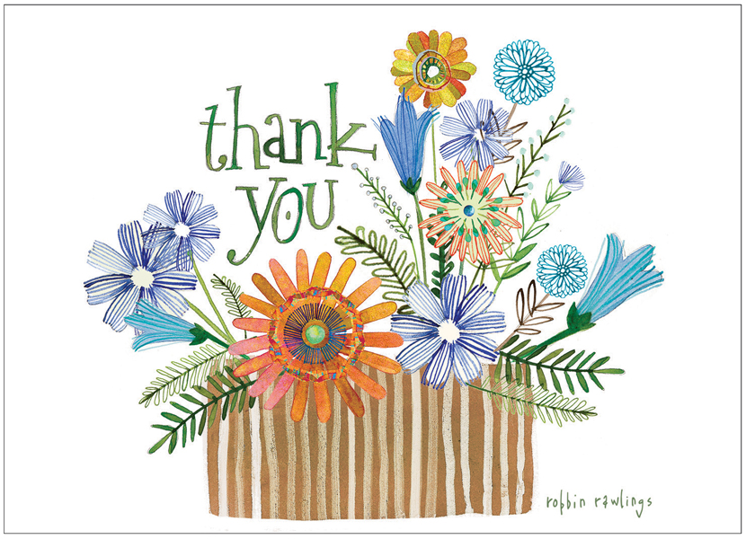 3.5 x 5 Flower Basket Notes