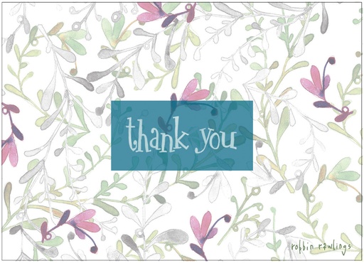 3.5 x 5 Delicate Floral Notes