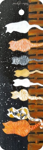 Cat Tails Bookmark, Cat Tails
