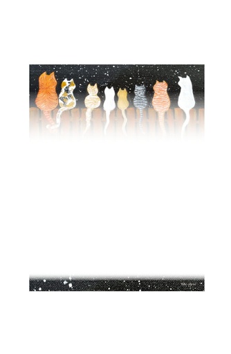 Whiskers and Whispers Memo Pad, Cat Tails