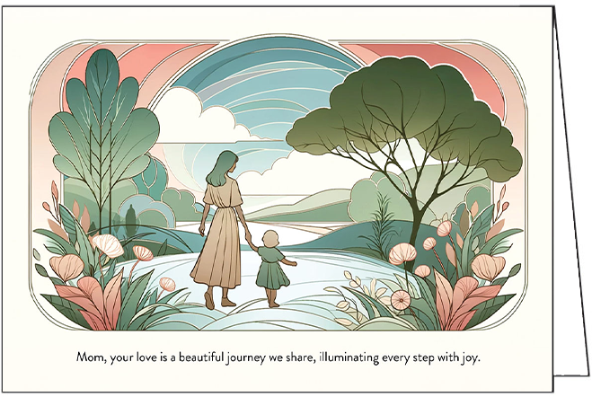 M644663 - Beautiful Journey Mother's Day Card