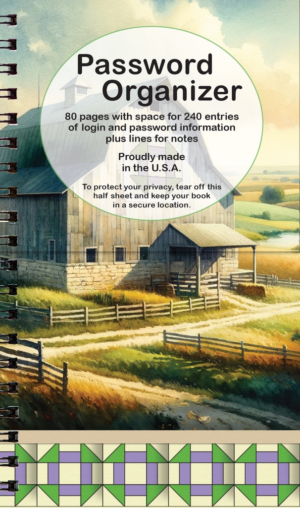 Password Organizer - PWB10