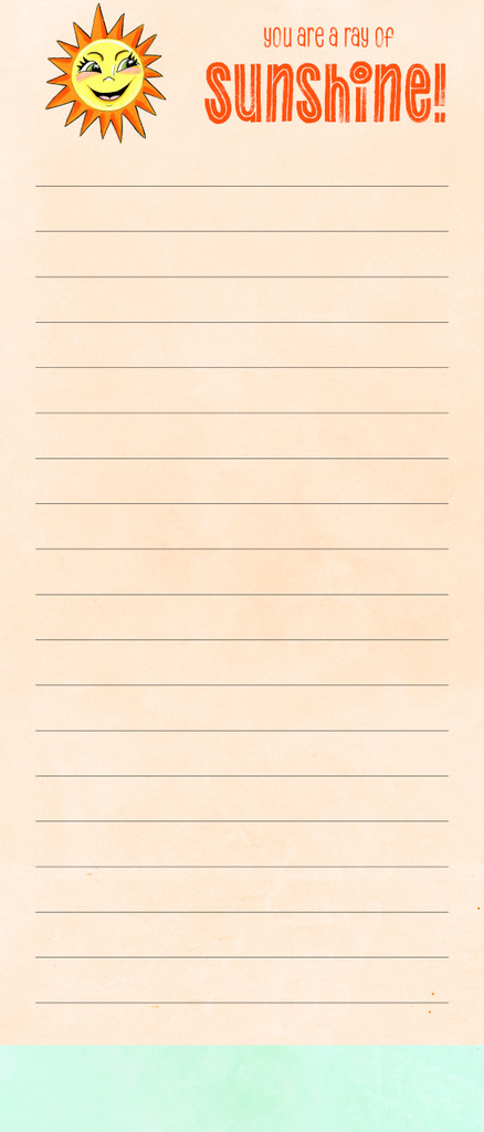 LP29 - You are a ray of sunshine!