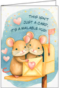 F438C Mailable hug friendship card