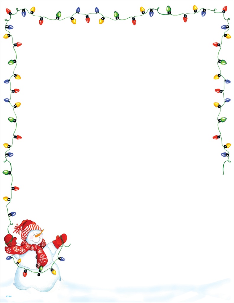 JCLS02 - Snowman Christmas Paper