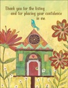 REW04 - Thank you for the Listing Cards