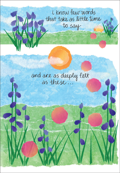 T314V - Caring Thank You Cards