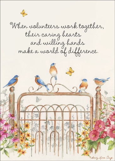 Volunteer Thank You Cards