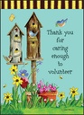 JBL06V - Bird House Volunteer Thank You Notes