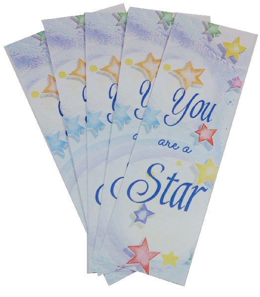 MARK-V4-20 - Star Volunteer Bulk Bookmarks