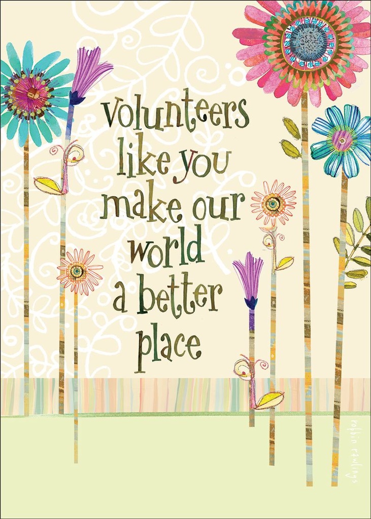 TR303V - Volunteer Thank You Cards