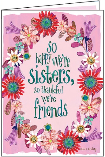 [BR113] Birthday Card for Sister