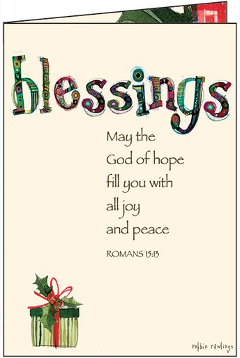 CR711C - Christmas Blessings - Cello Pack of 10