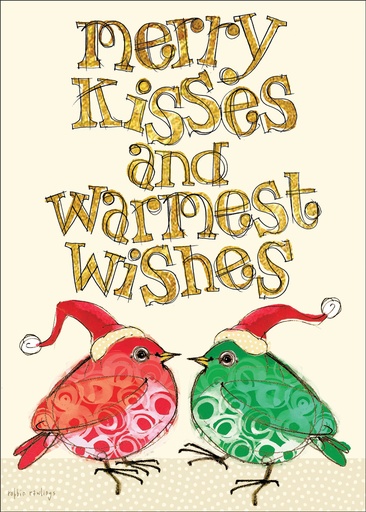 [CR718] CR718 - Merry Kisses - Cello Pack of 10