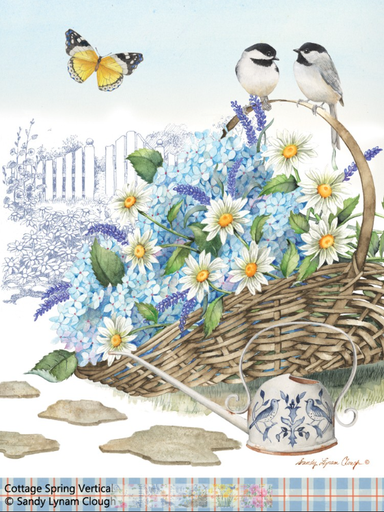[GC-M-10004] Cottage Spring Mother's Day Card