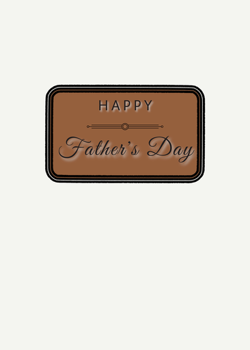 [GC-F-10002] Happy Father's Day Sign