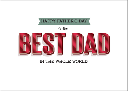 [GC-F-10003] Best Dad in The World!