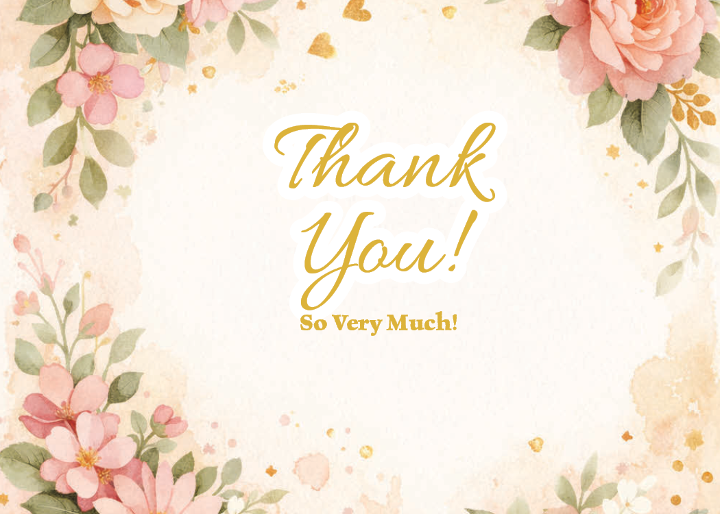 Thank you! So Very Much! | It Takes Two