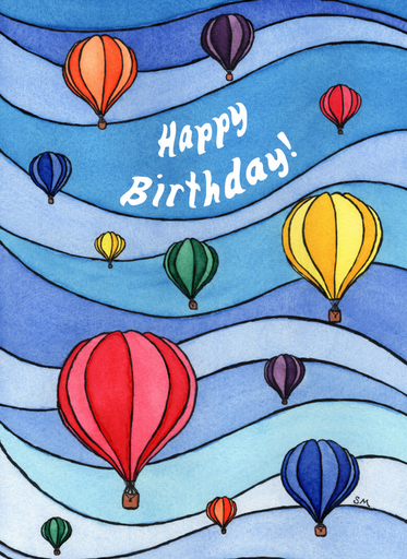 [GC-B-10009] Hot Air Balloon Birthday 