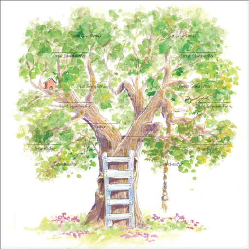 [QLS53] Family Tree Scrapbook Papers