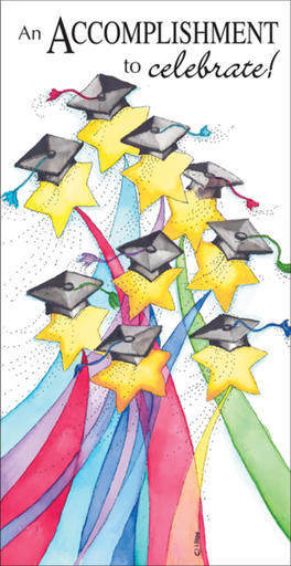 [MYG02] Best Wishes Graduation Money Holder Card