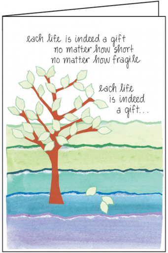 [S205] Life is a Gift Sympathy Card