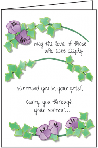 [S212] Caring Sympathy Card-S212