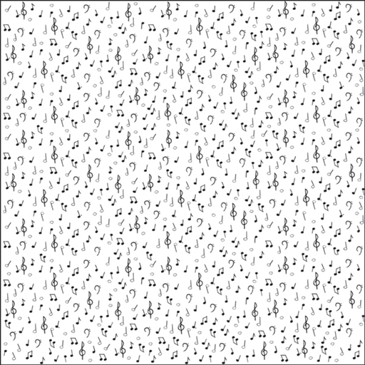 Musical Notes Scrapbook Paper-LS50