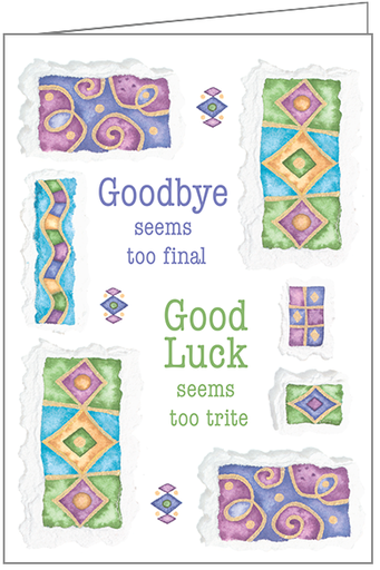 [G1424] Goodbye Card-G1424