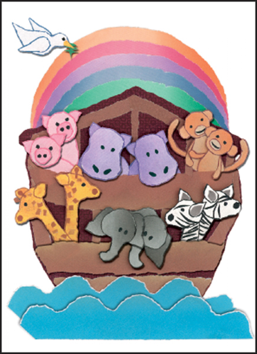 [BL221] Noah's Ark Note Cards-BL221