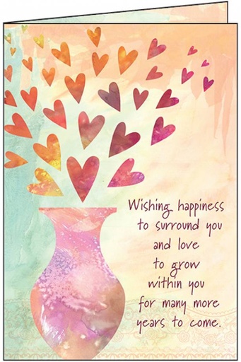 [A9488] Happiness Anniversary Card-A9488