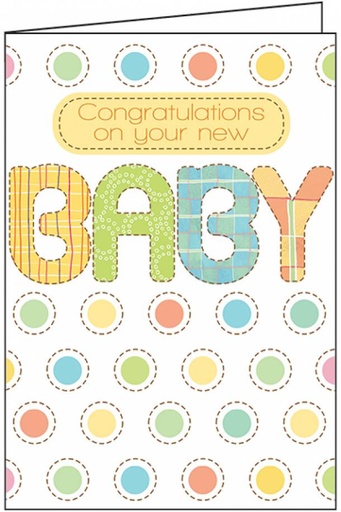 [BA9604] Congratulations on Your New Baby-BA9604