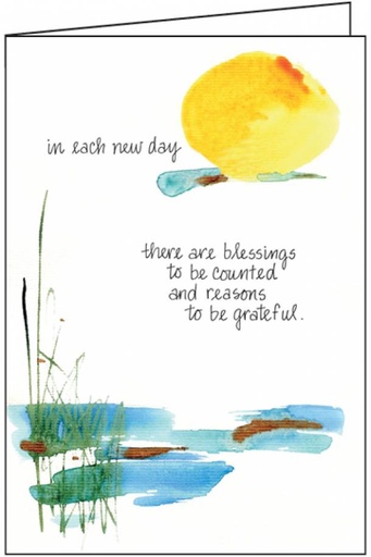 [TF301C] New Day Thank You Card-TF301C