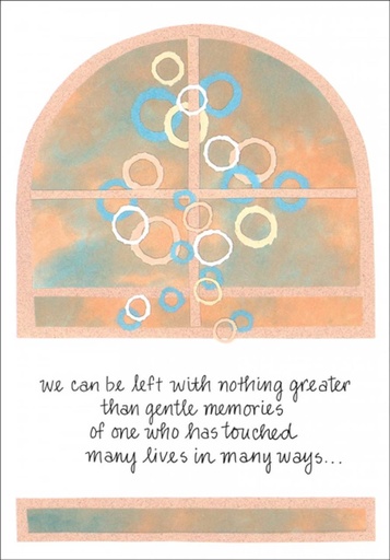 [S227] Memories Sympathy Card-S227