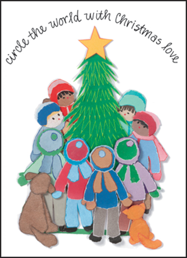 [BL175] Circle the World Christmas Note Cards-BL175