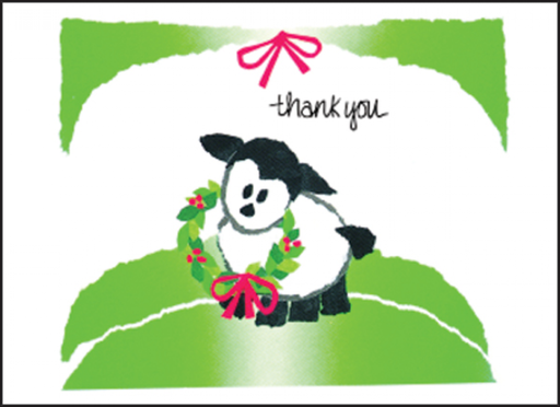 [BL35] Christmas Thank You Note Cards-BL35